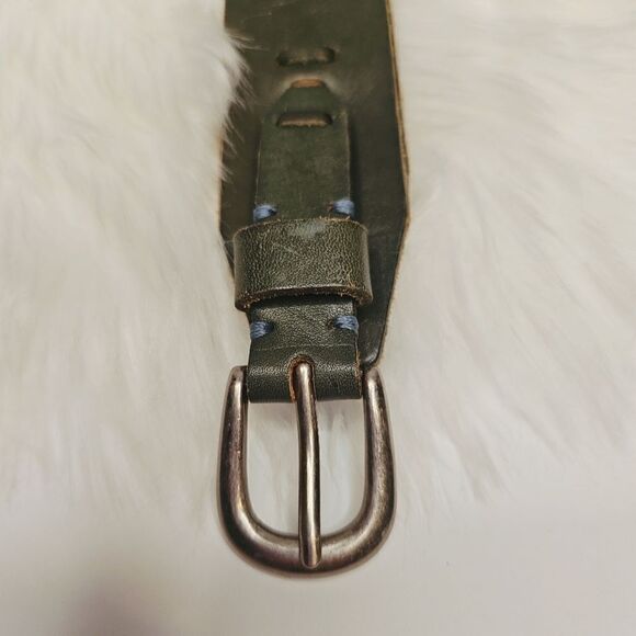 Anthropologie Linea Pelle Summer Grasses Belt Genuine Leather and Jute, Small. main image 11